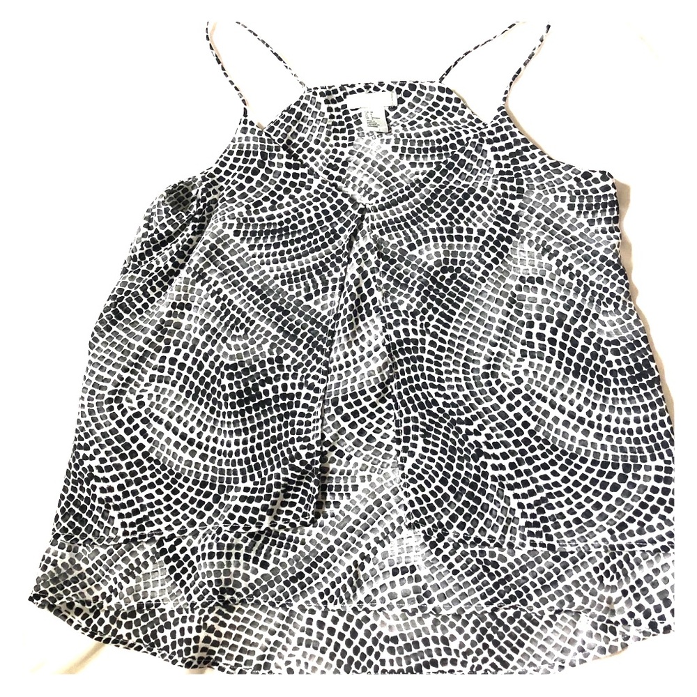 H&M conscious flowy top sz 8